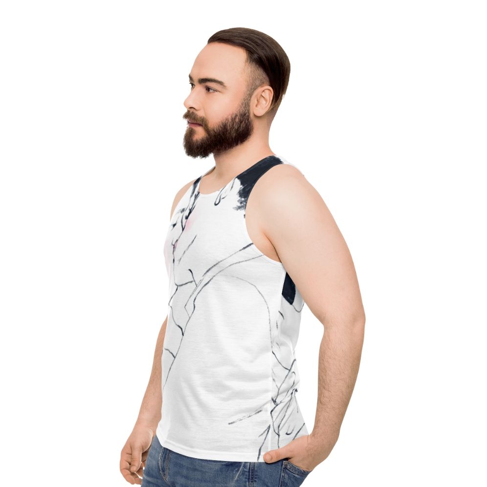 Heartstopper inspired unisex tank top - men side