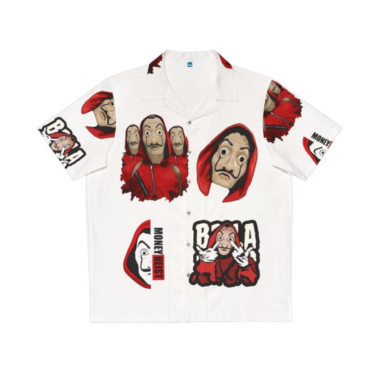 Money Heist Hawaiian Shirt featuring La Casa de Papel characters