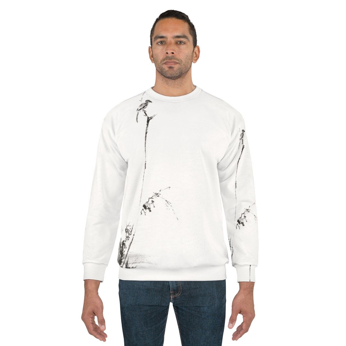 Miyamoto Musashi swordsman samurai japanese art koboku meikakuzu sweatshirt - men