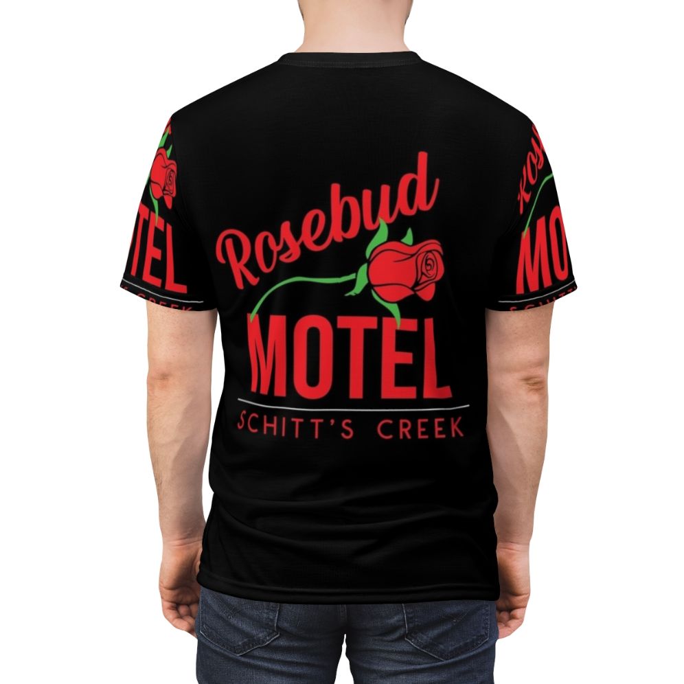 Schitt's Creek inspired Rosebud Motel t-shirt design - men back