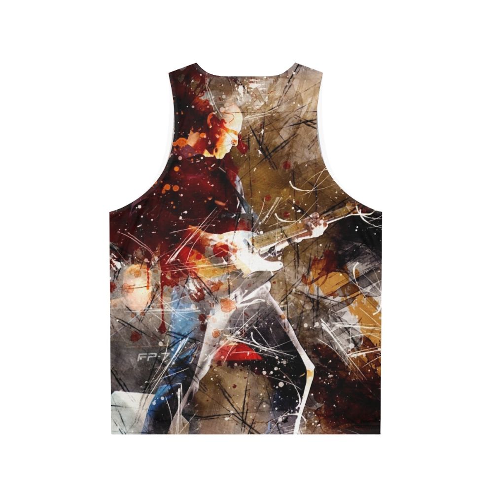 Unisex Aztec Camera Music Apparel Abstract Tank Top - Back