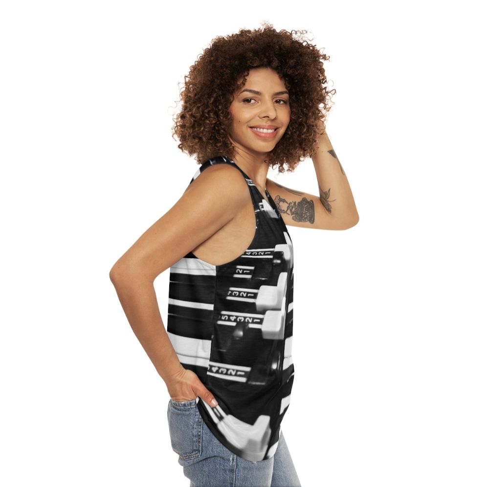 Hammond B3 organ music tank top - women side