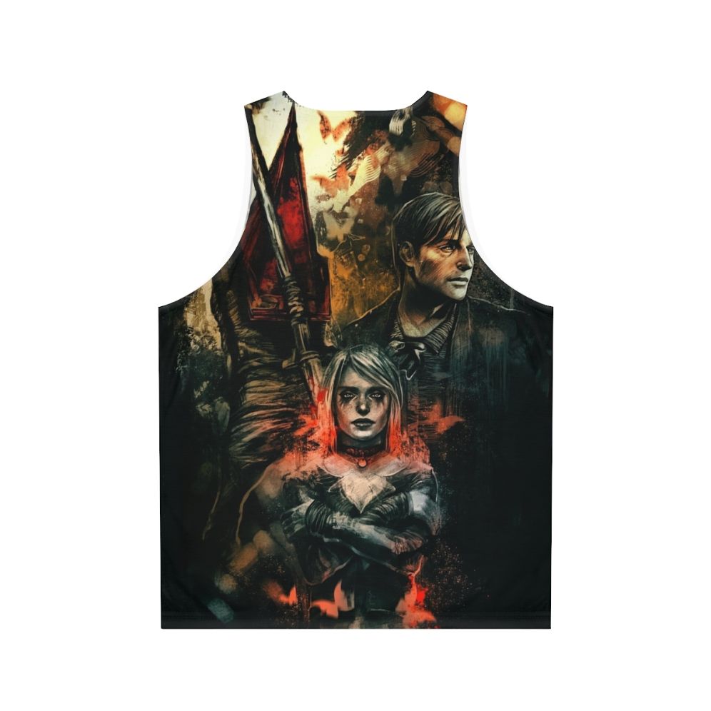 Silent Hill 2 horror video game unisex tank top - Back