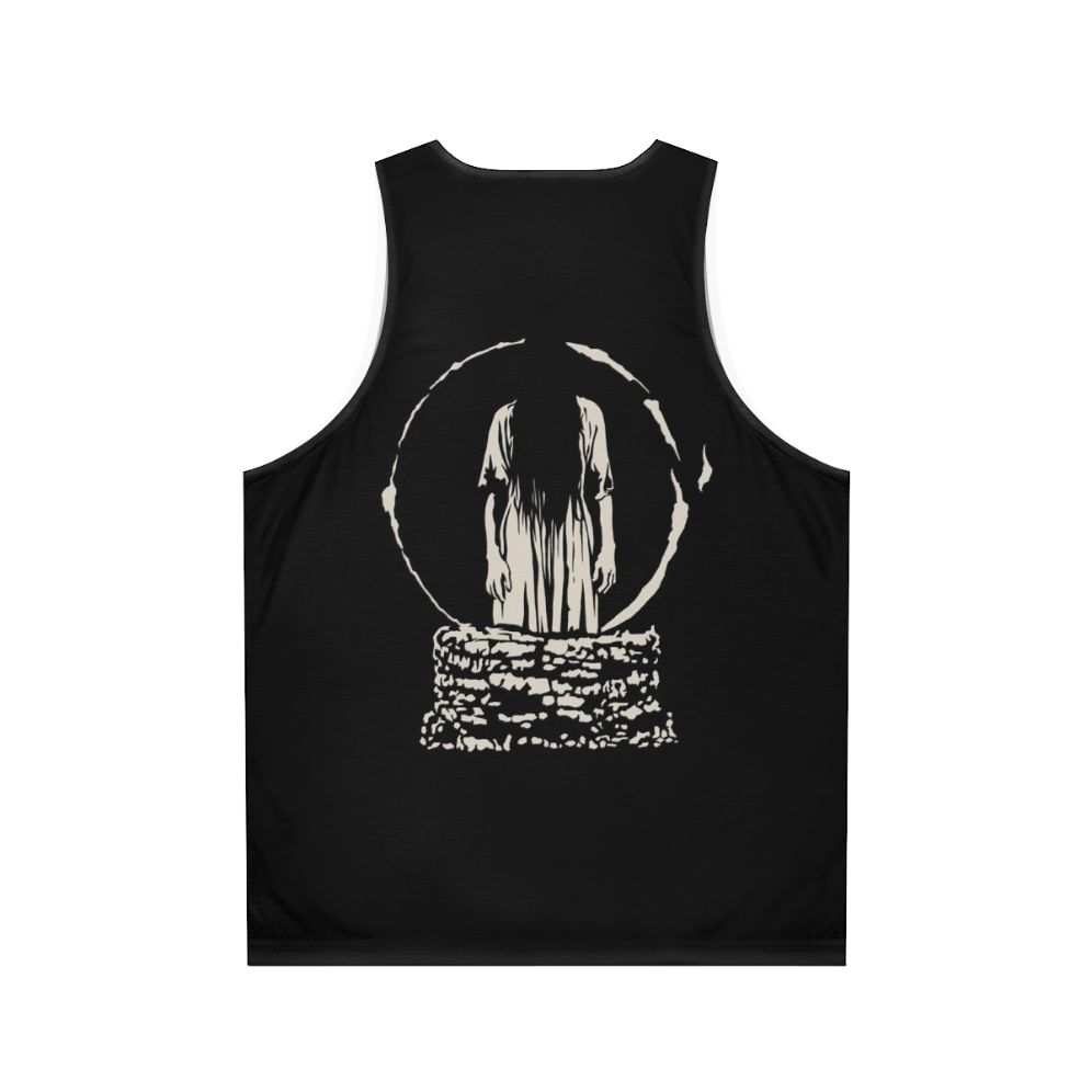 Unisex 'The Ring' horror-themed tank top - Back