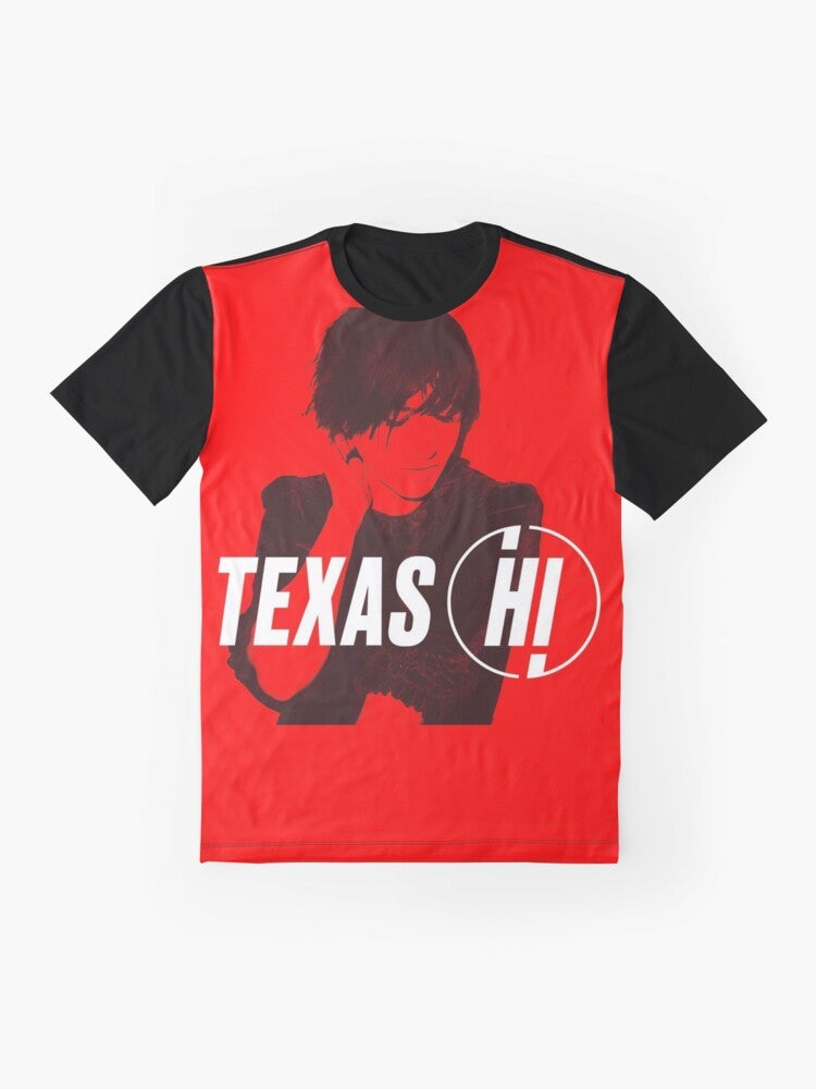 Texas Graphic T-Shirt featuring a bold and stylish design for alternative fashion enthusiasts - Flat lay