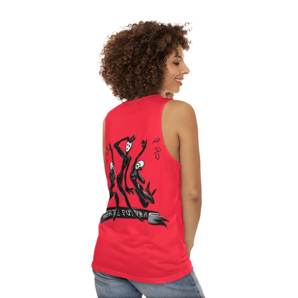 Pathologic Tragedian Unisex Tank Top - women back