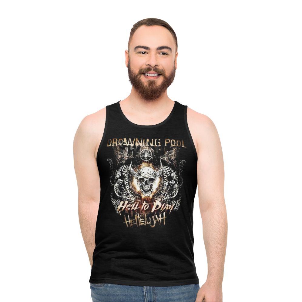 Drowning Pool Unisex Rock Band Tank Top - men