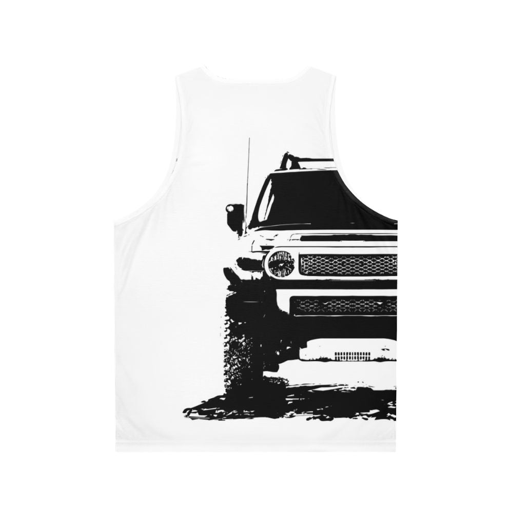 "No Road No Problem Unisex Adventure Tank Top" - Back