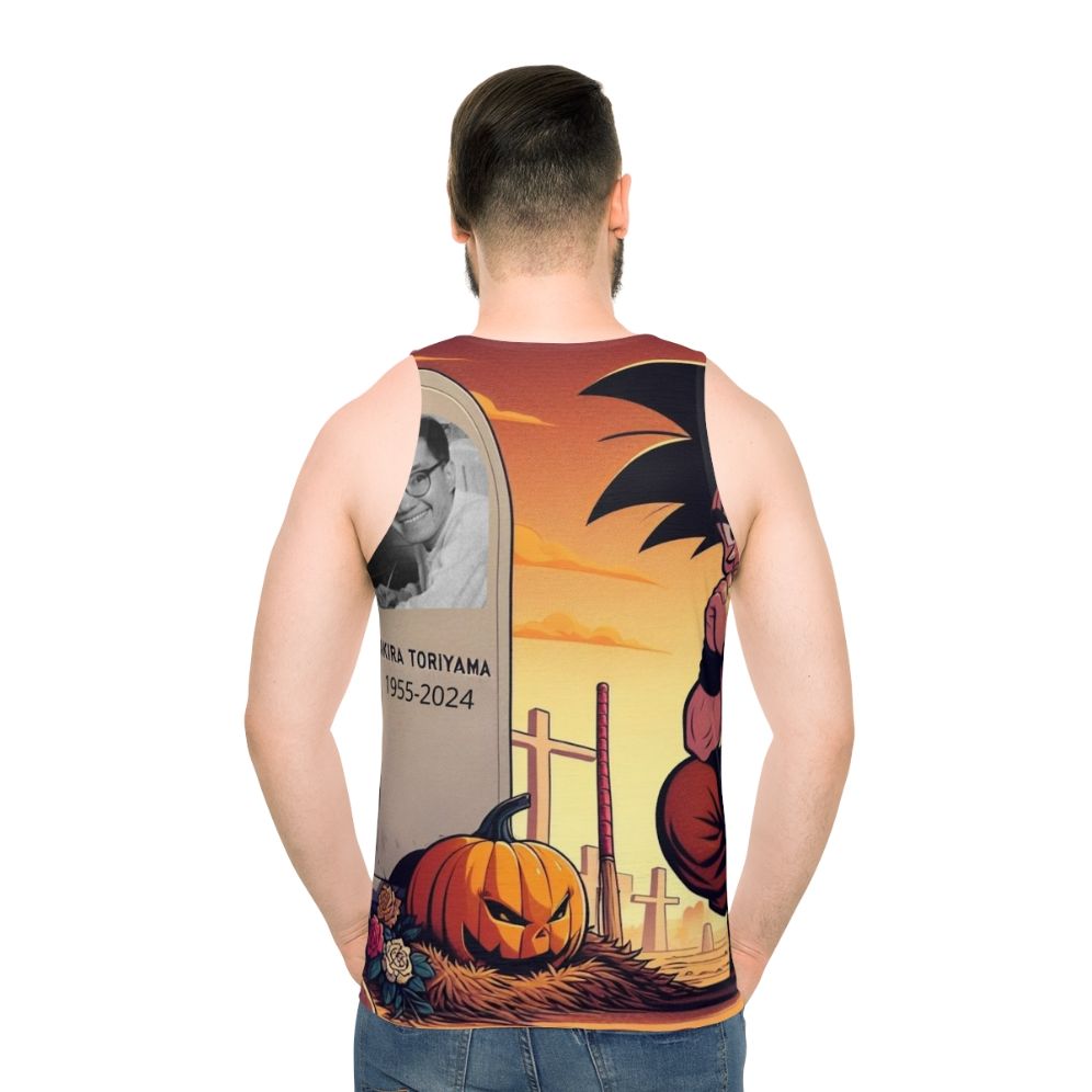 Akira Toriyama Dragon Ball Unisex Tank Top - men back