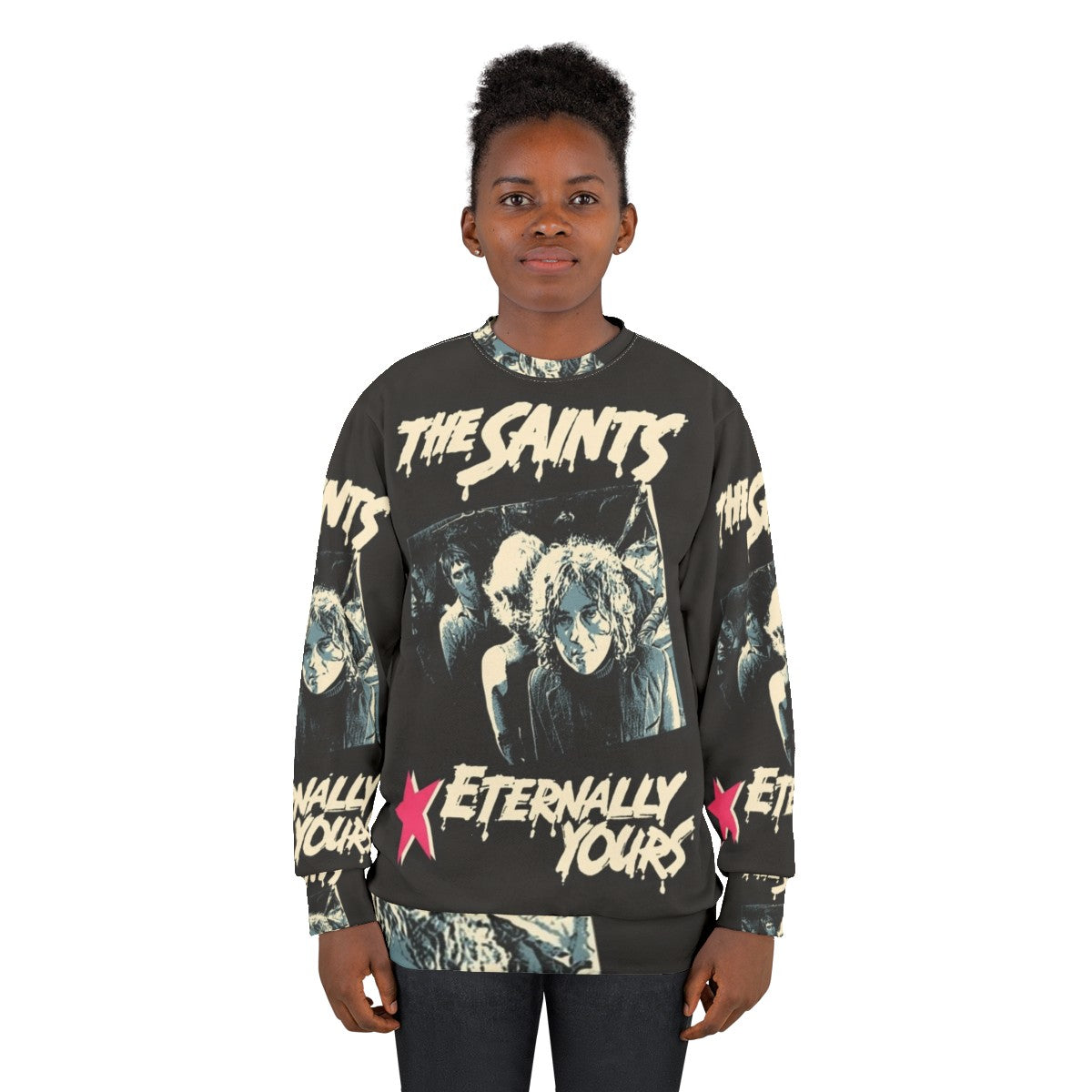 Vintage Saints Punk Band Sweatshirt - women