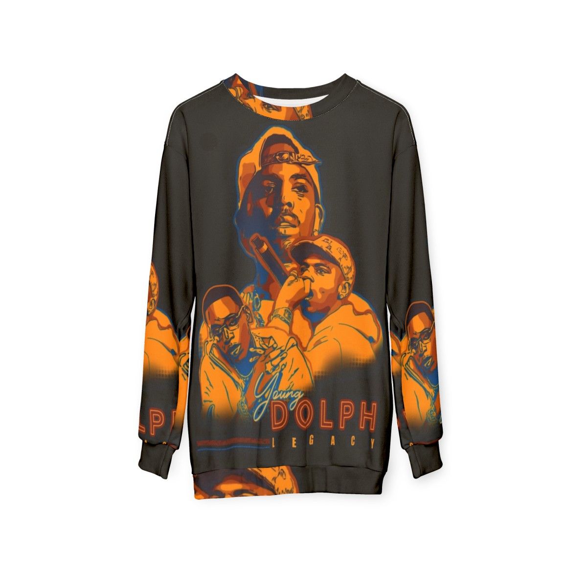 Young Dolph King of Memphis Legacy Tribute Sweatshirt - hanging