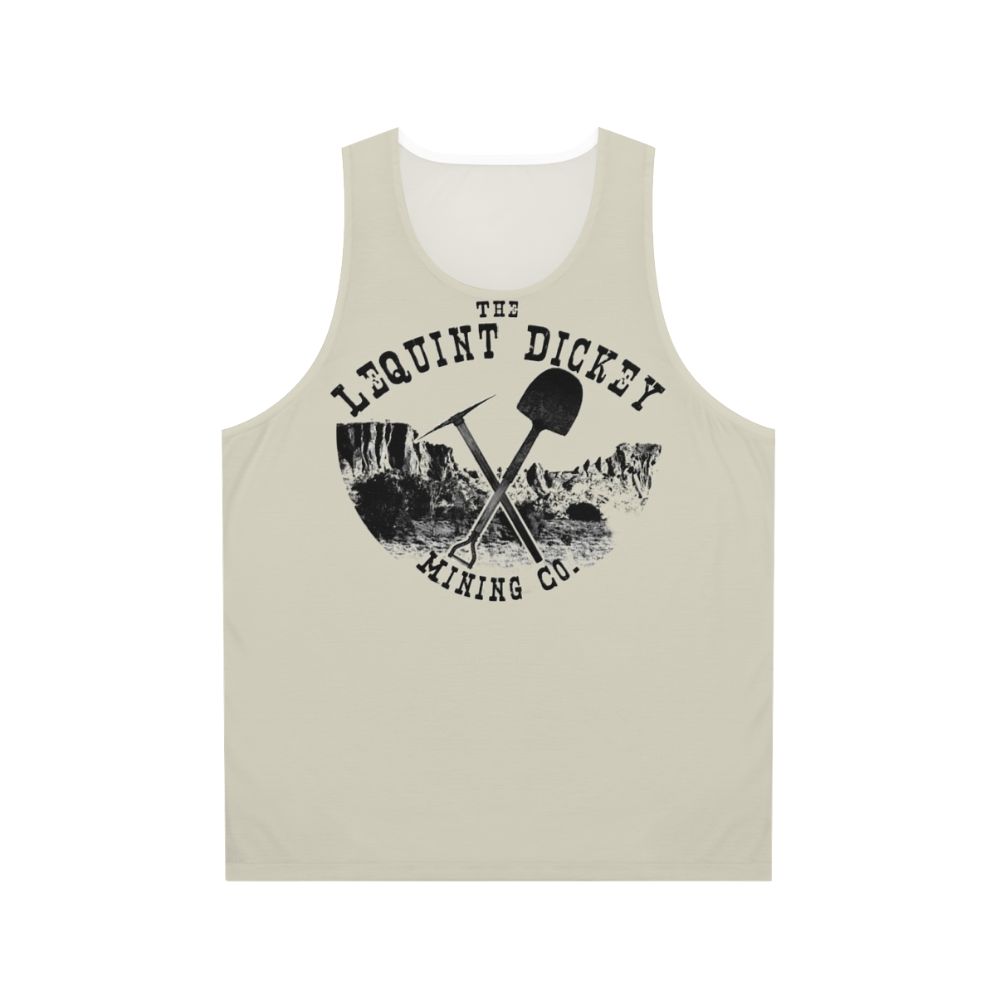 Vintage mining company unisex tank top