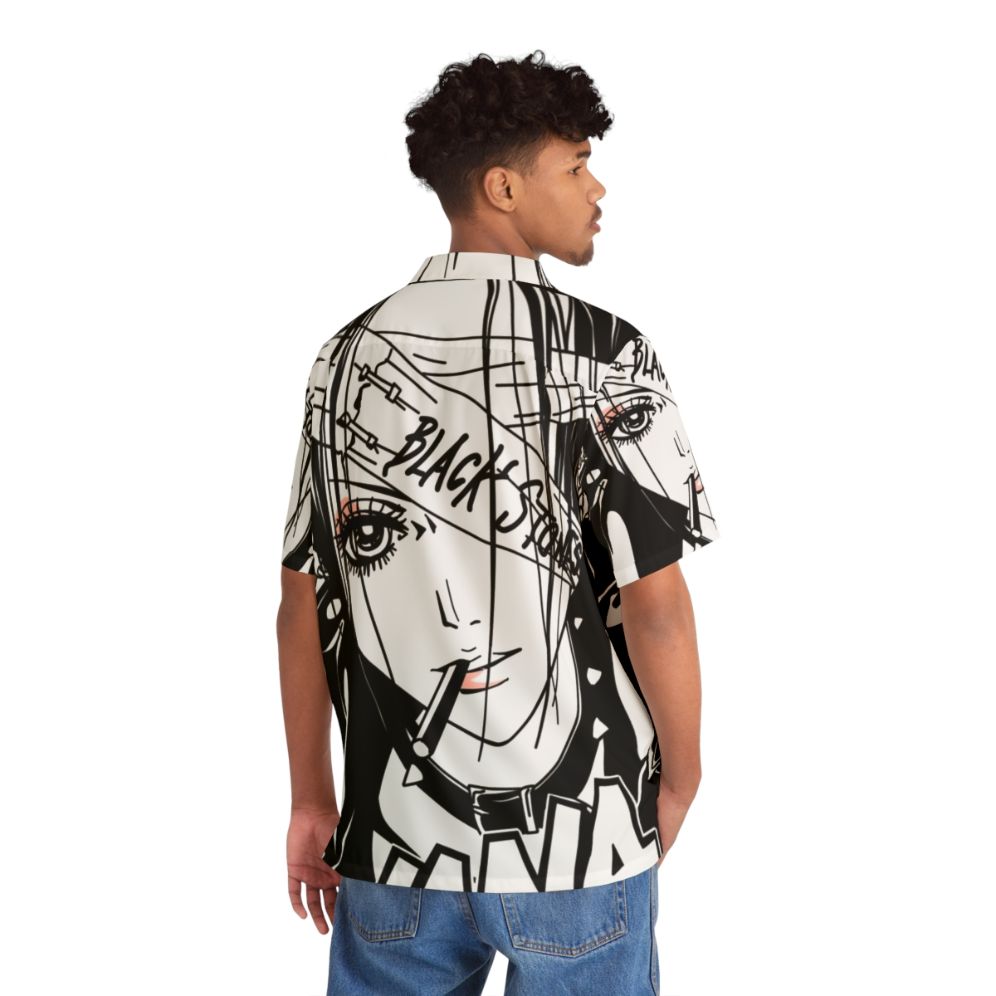 Nana Hawaiian Shirt with Anime and Punk Rock Inspired Design - People Back