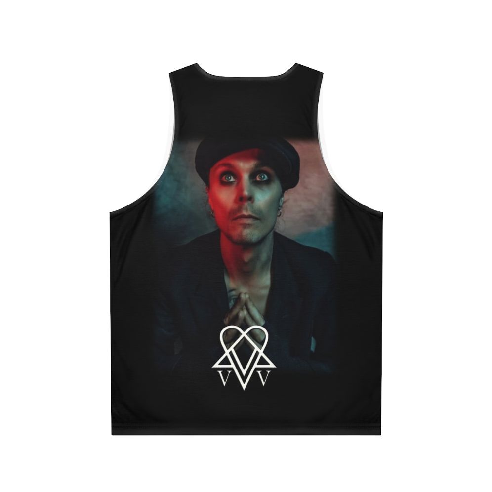 Ville Valo Neon Noir Unisex Tank Top - Back