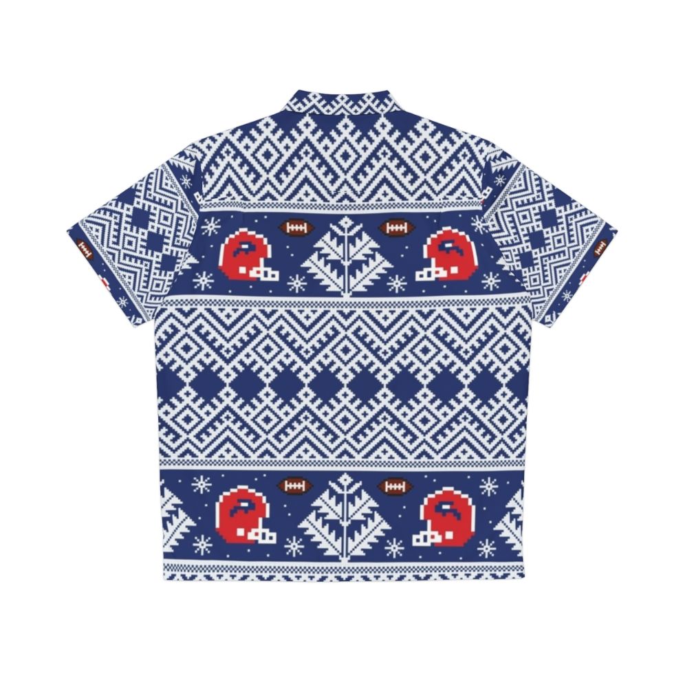 8-bit buffalo winter hawaiian shirt - Back