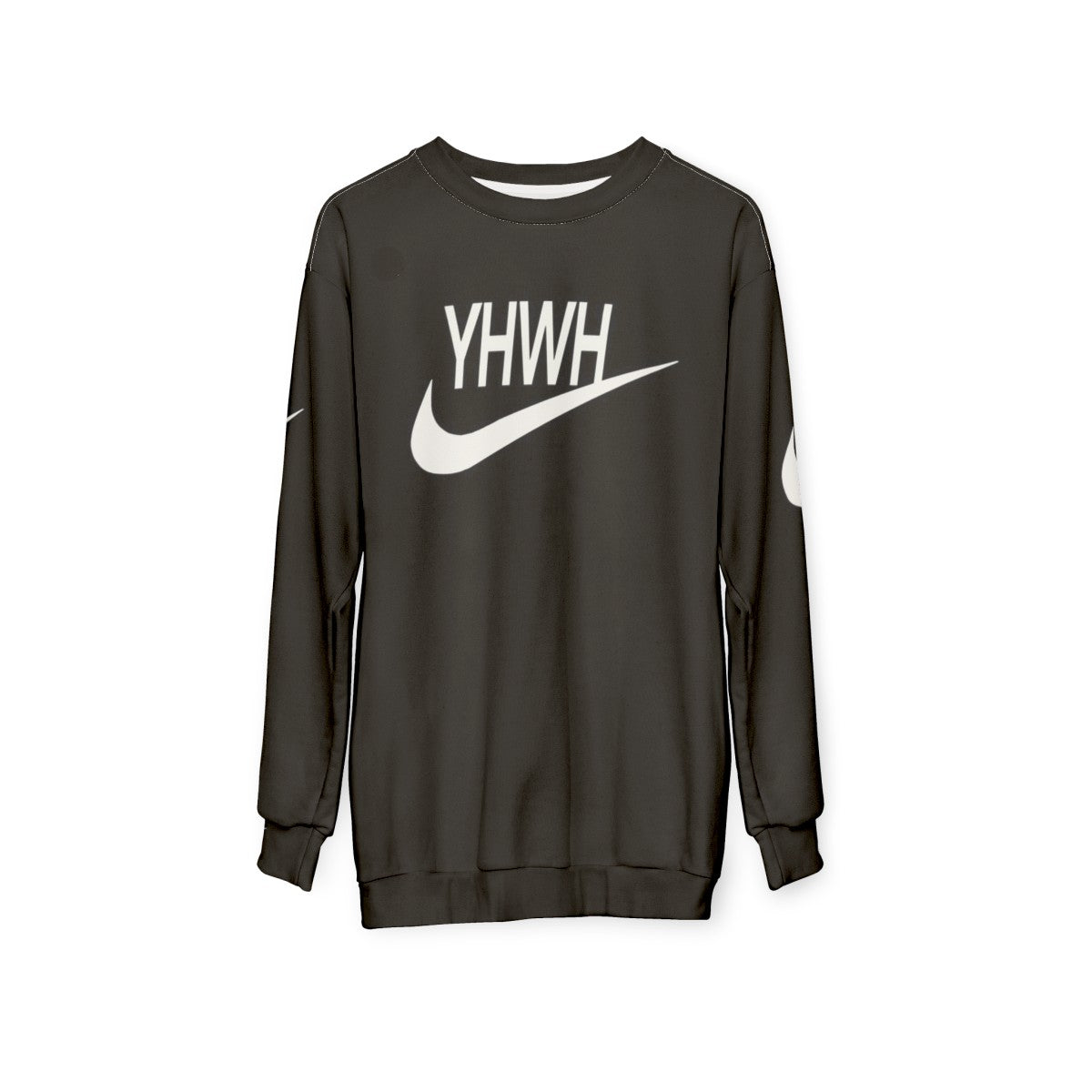 YHWH Sports Logo Christian Sweatshirt - hanging