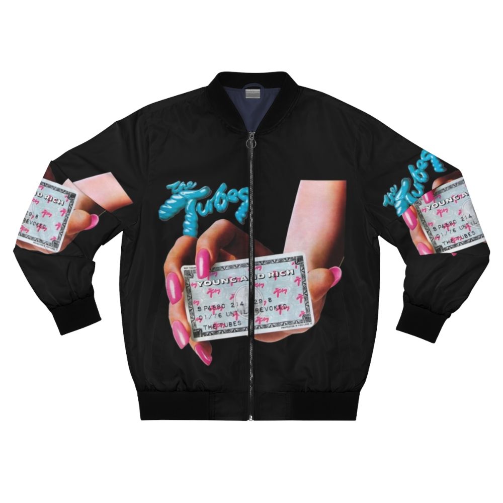 The Tubes Punk Bomber Jacket with Retro 1970s 1980s New Wave Design