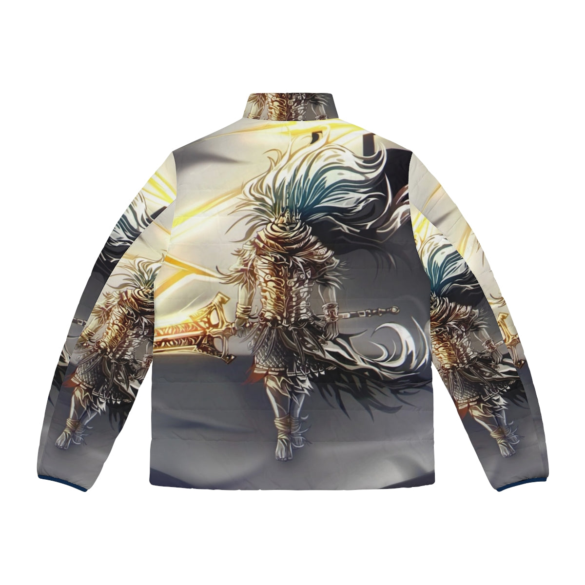 Dark Souls 3 Nameless King puffer jacket featuring a stylish design for video game fans - Back