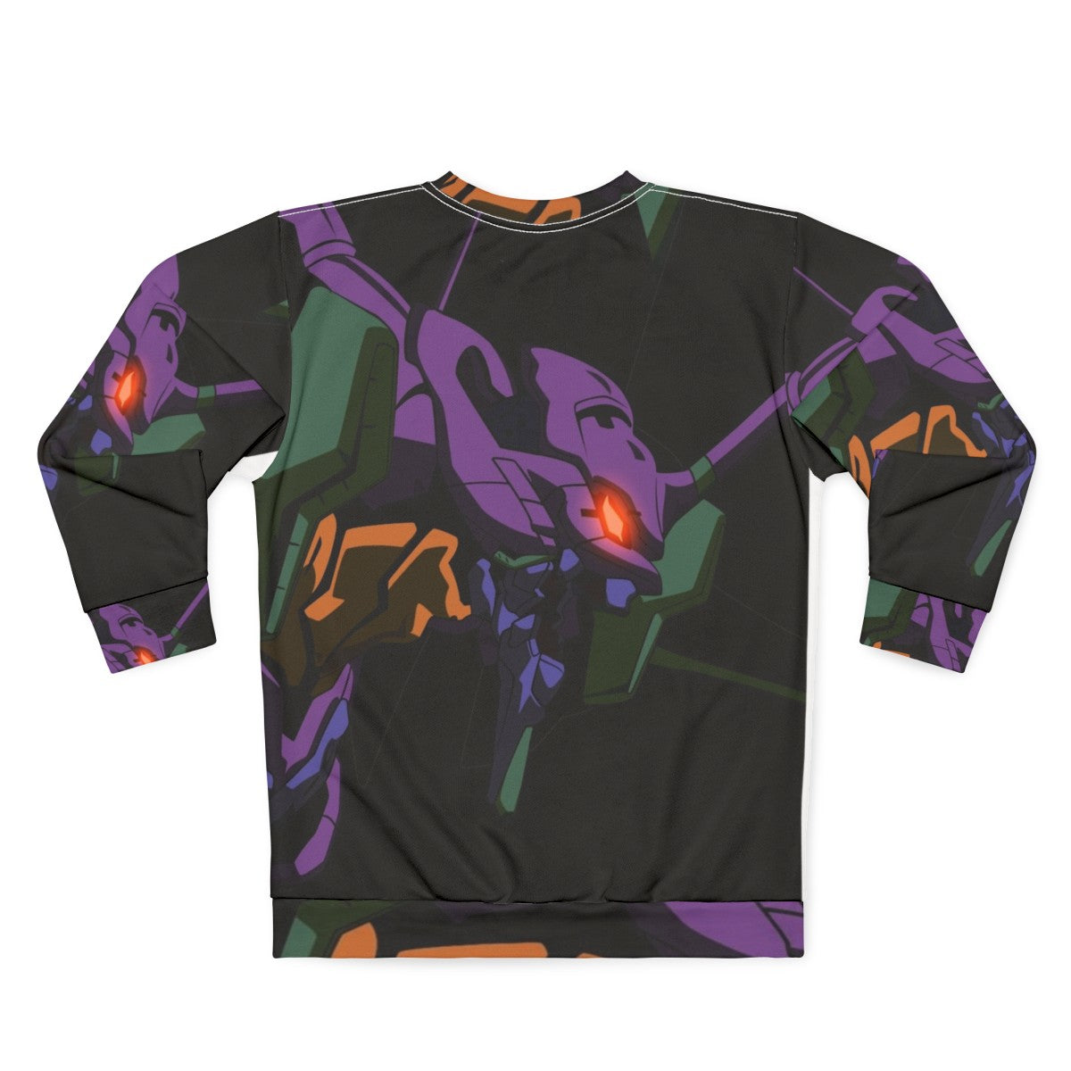 Neon Genesis Evangelion Evangelion Unit 01 Anime Sweatshirt - Back