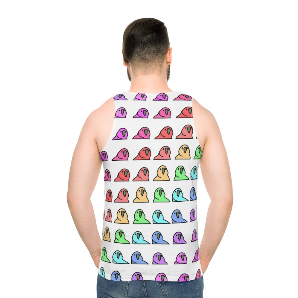 Partyparrot Conga Party Unisex Tank Top - men back