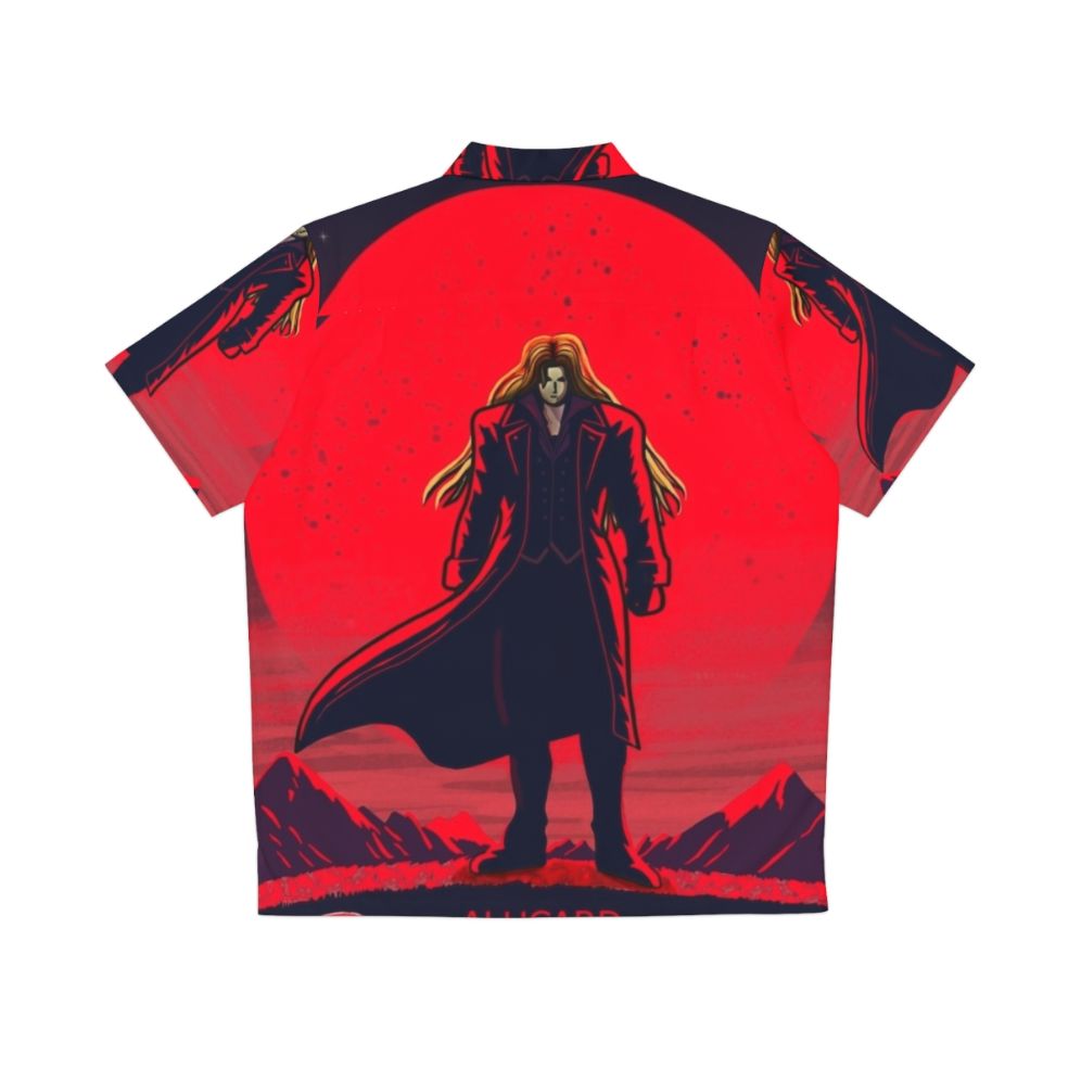 Alucard Castlevania Inspired Hawaiian Shirt - Back