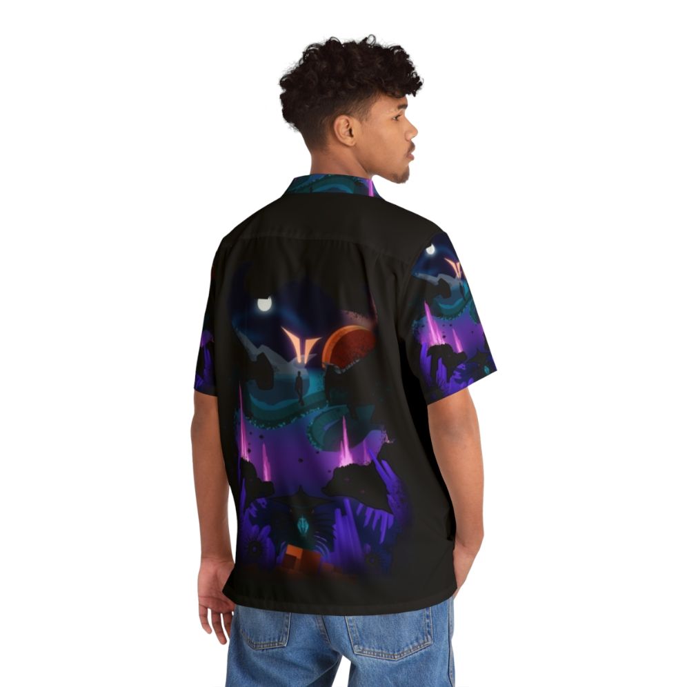 Subnautica Below Zero Layers Hawaiian Shirt - People Back