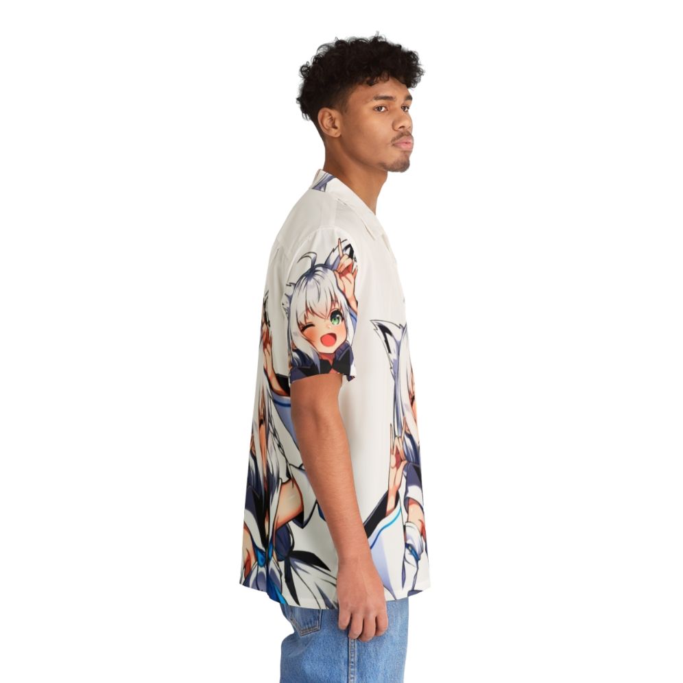 Shirakami Fubuki Hololive VTuber Hawaiian Shirt - People Pight