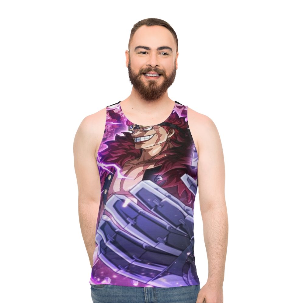 Eustass Kid One Piece Anime Unisex Tank Top - men