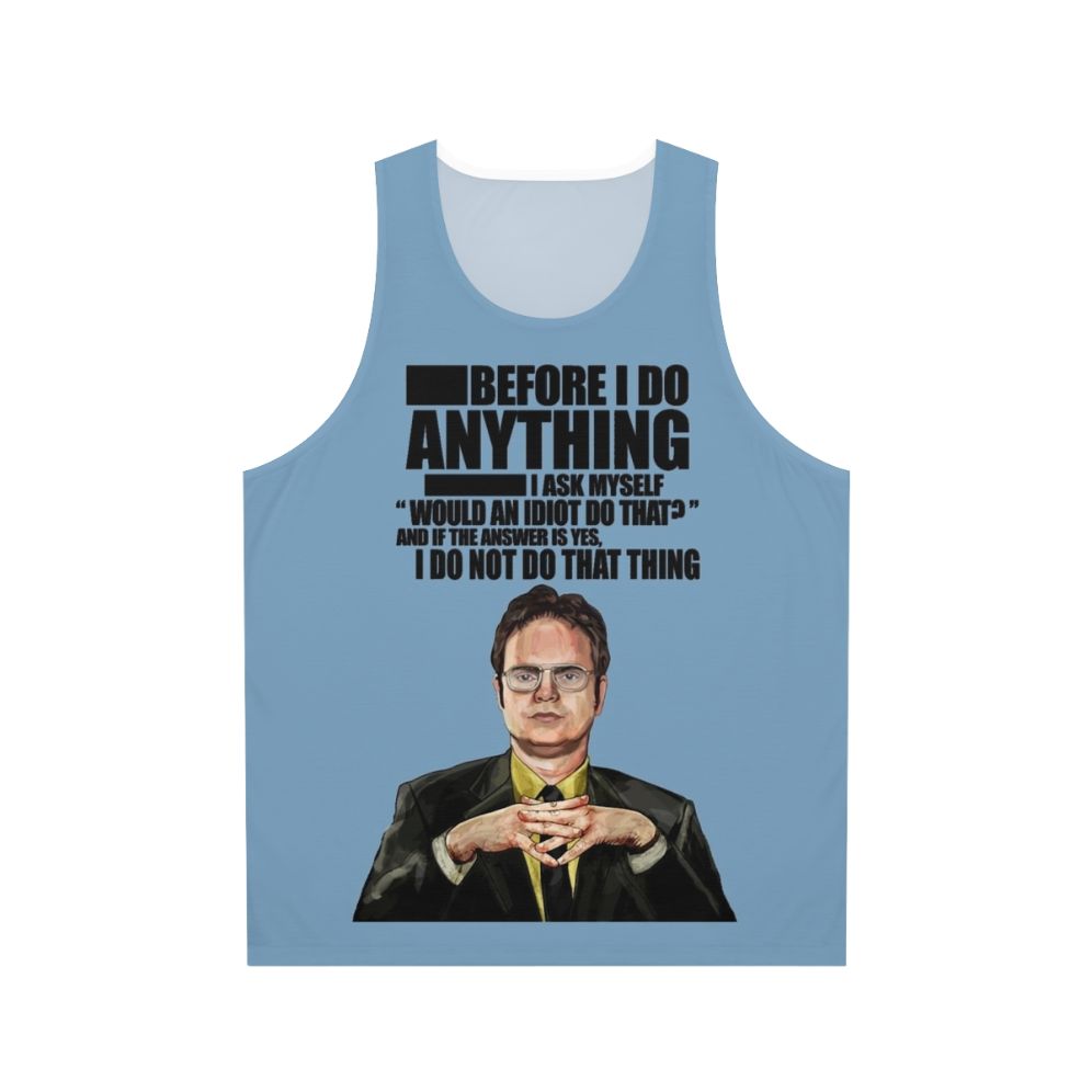 The Office Dwight K. Schrute Unisex Tank Top