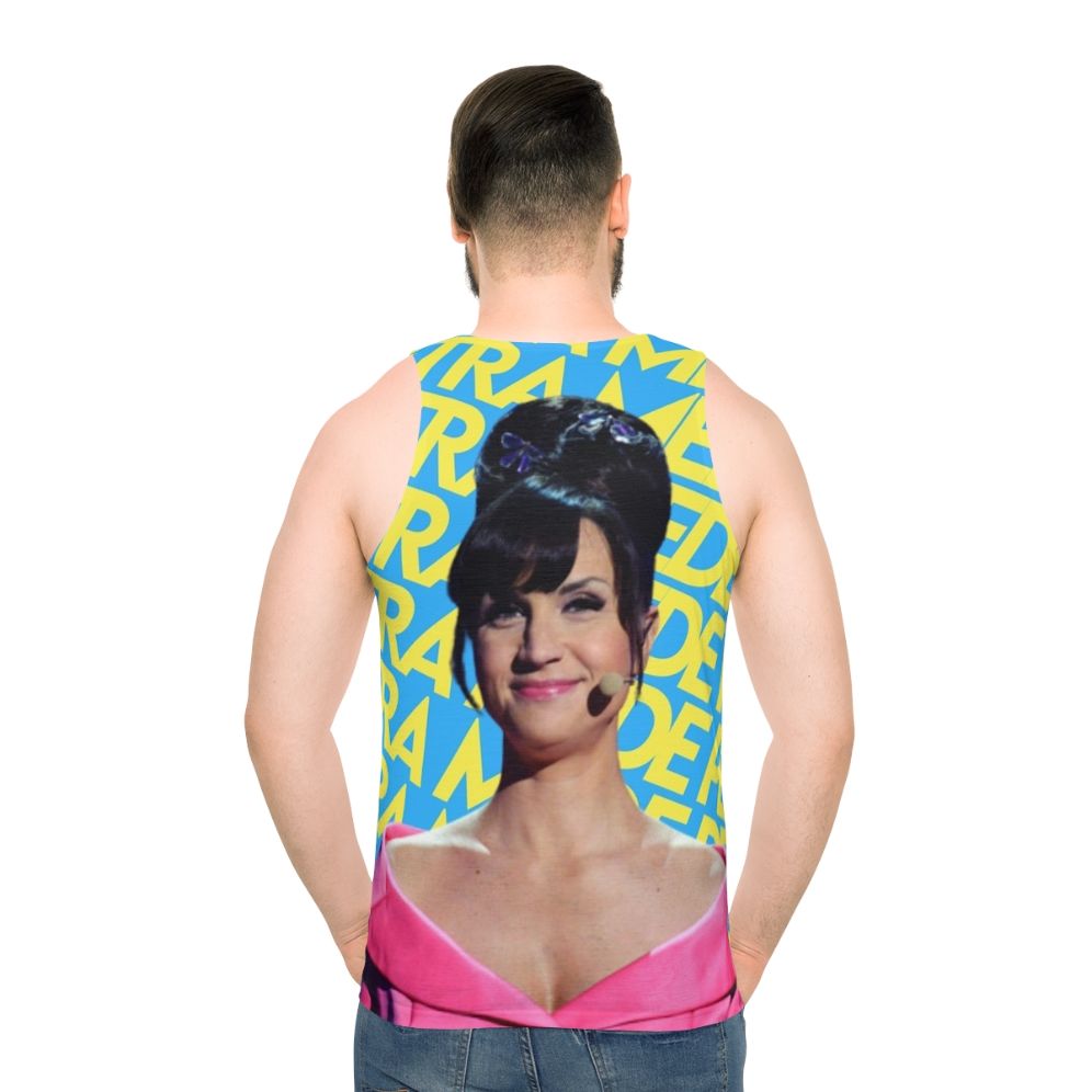 Petra Mede Eurovision 2024 Queen Unisex Tank Top - men back