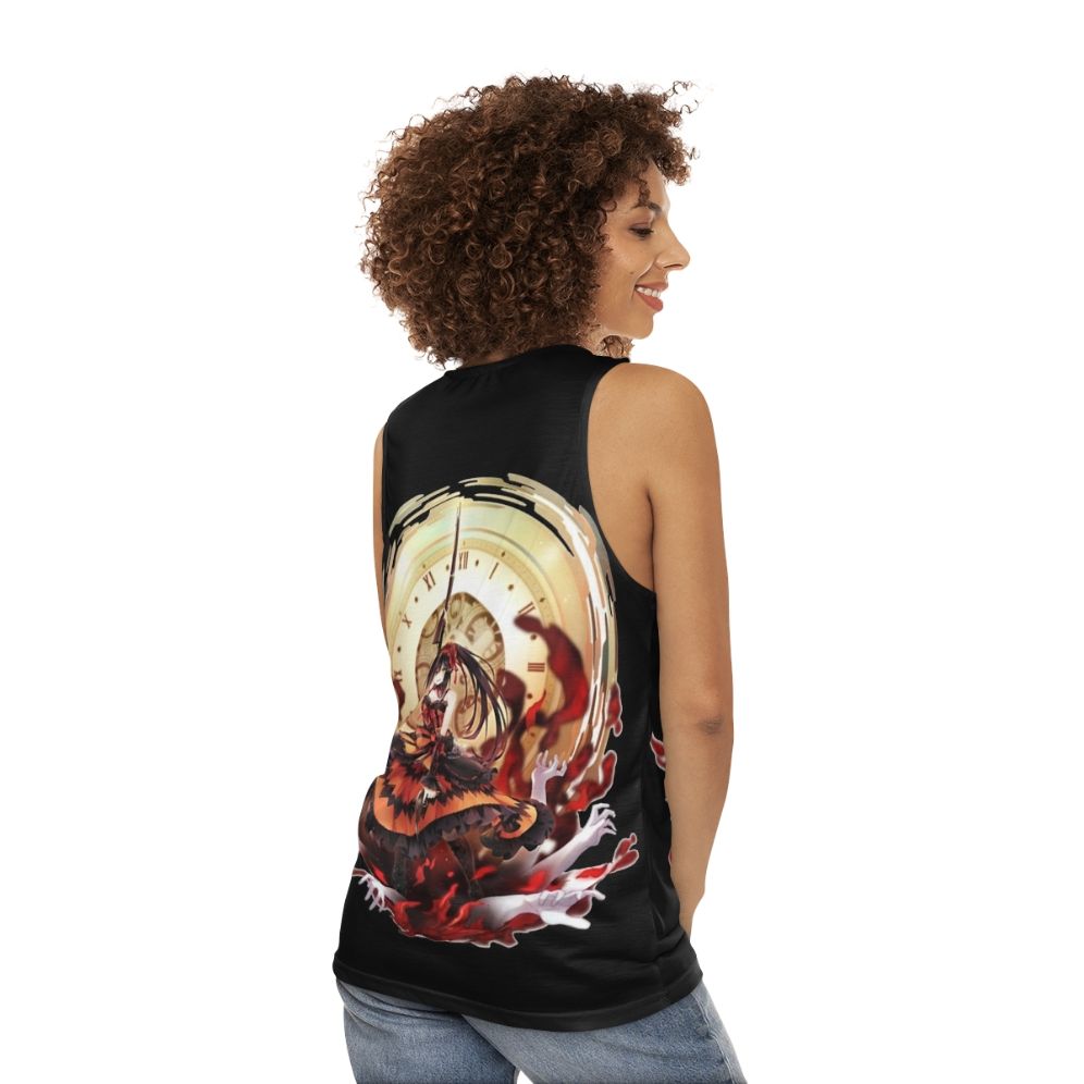 Tokisaki Kurumi Date A Live Unisex Anime Tank Top - women back