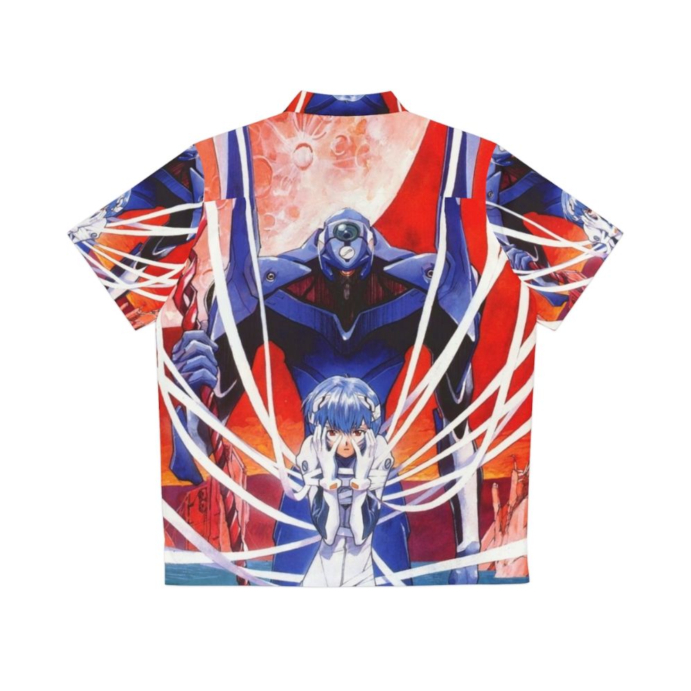 Evangelion Rei Ayanami Hawaiian Shirt - Back