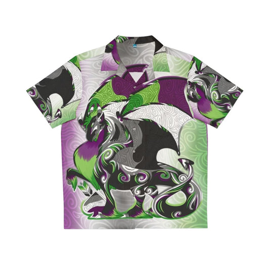 Aro Ace Pride Dragon Hawaiian Shirt