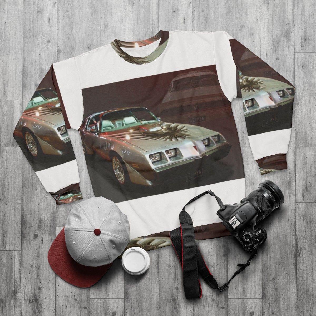 1979 Pontiac Firebird Trans Am Sweatshirt - flat lay