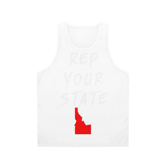 Unisex Idaho state pride tank top