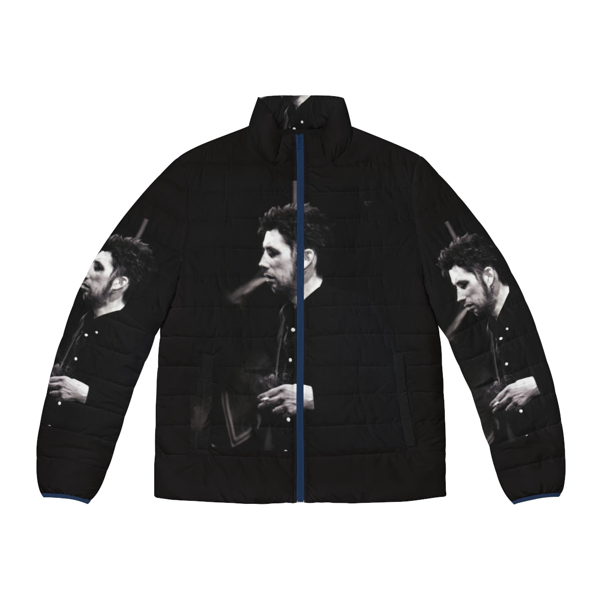 Shane Macgowan Smoking Punk Rock Puffer Jacket