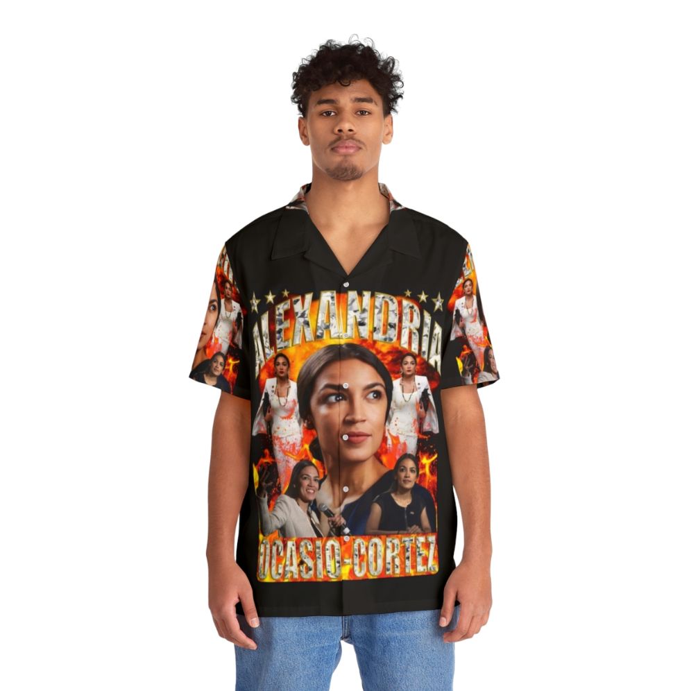 Alexandria Ocasio Cortez Democratic Socialist Hawaiian Shirt - Lifestyle