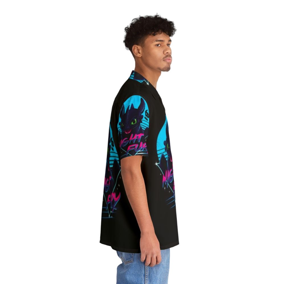 Toothless Night Fury Hawaiian Shirt for How to Train Your Dragon Fans - People Pight