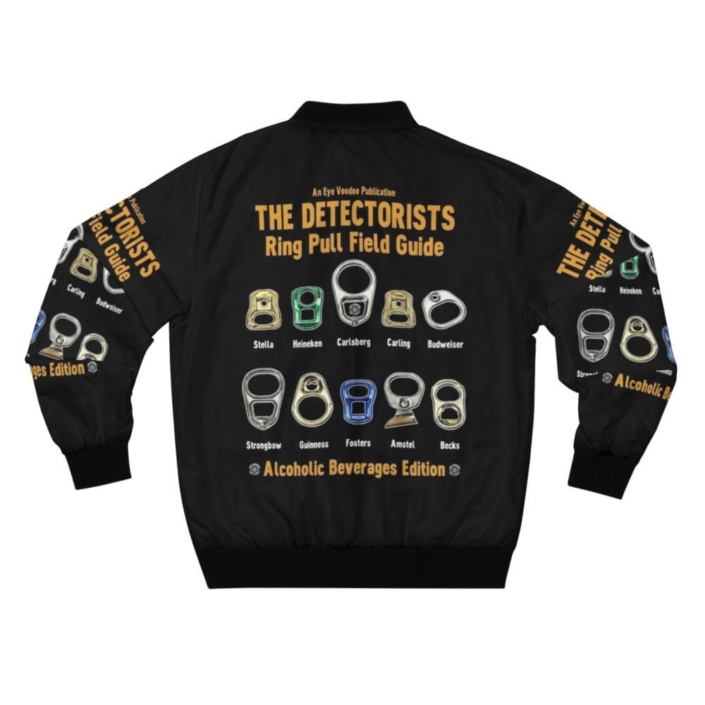 Detectorist-themed bomber jacket with Eye Voodoo design - Back