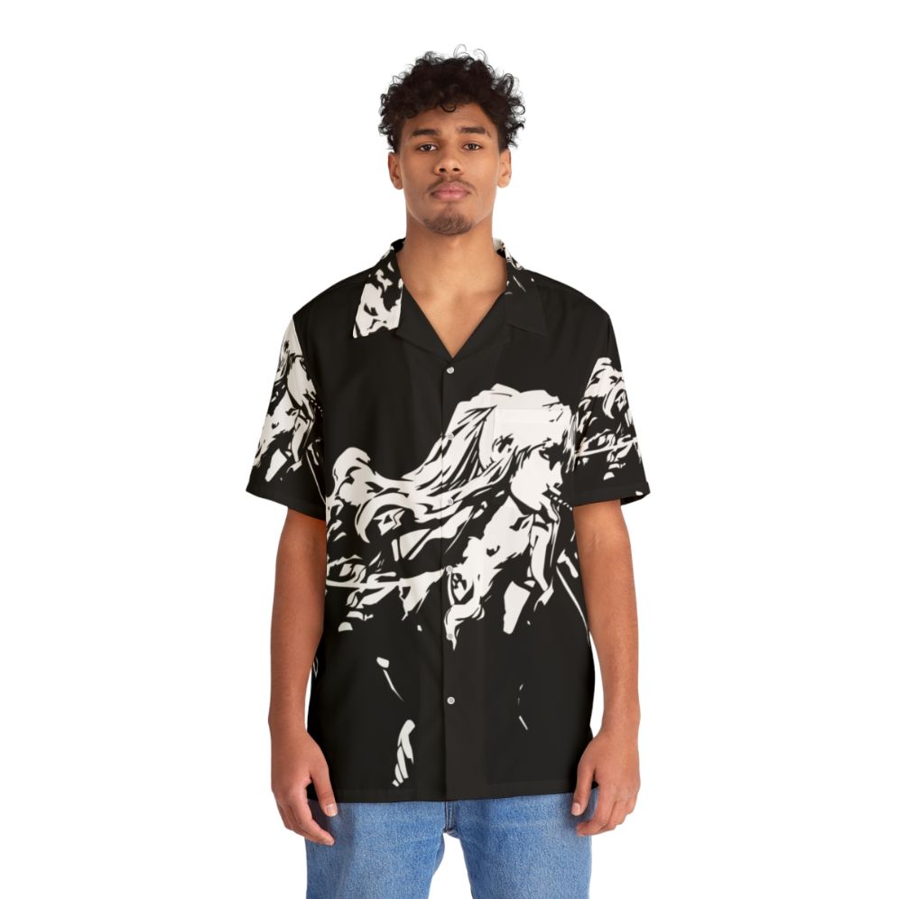 Black Lagoon Balalaika Anime-Inspired Hawaiian Shirt - People Front