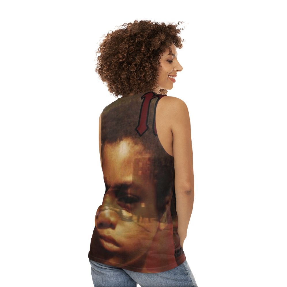 Nas Illmatic Album Cover Art Unisex Tank Top - women back