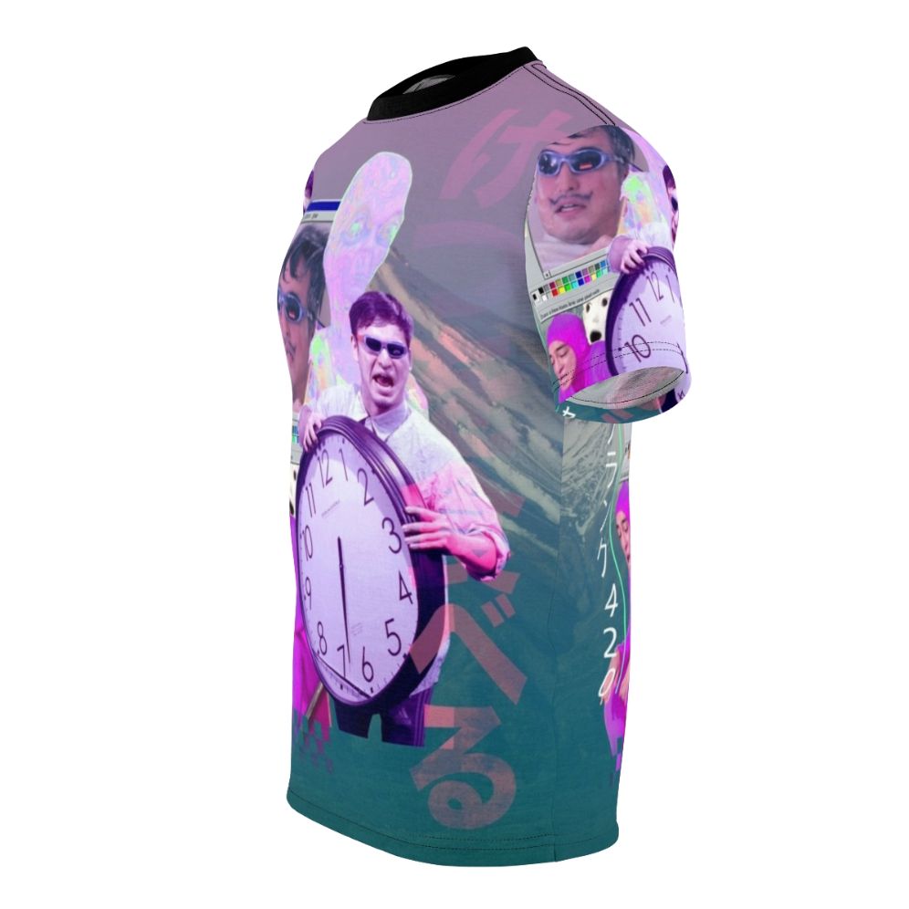 Filthy Frank Inspired 420 Vaporwave Aesthetic T-shirt - men left