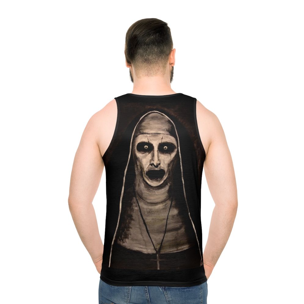 Demonic Sister Valak Unisex Tank Top - men back