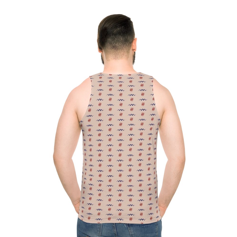 Doc Brown 1955 Sci-Fi Unisex Tank Top - men back