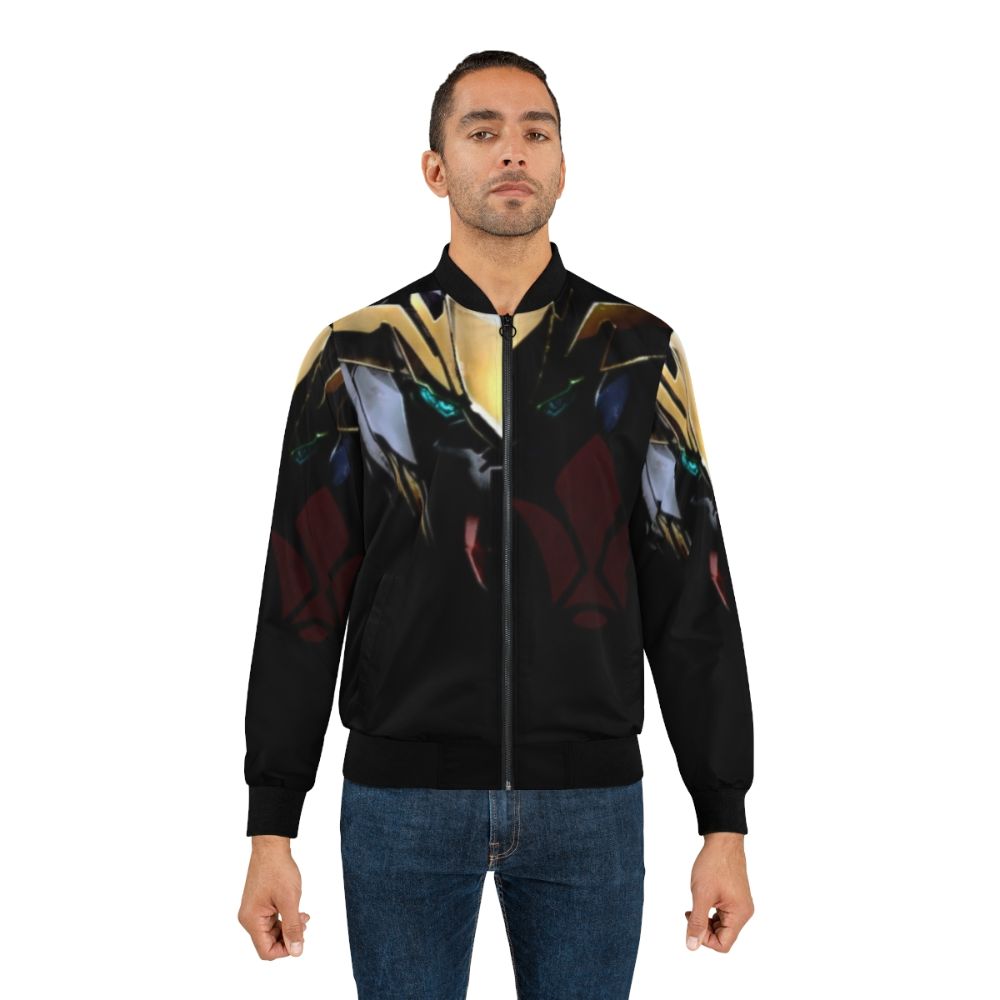 Iron Blooded Orphans Barbatos Tekkadan Logo Anime Bomber Jacket - Lifestyle