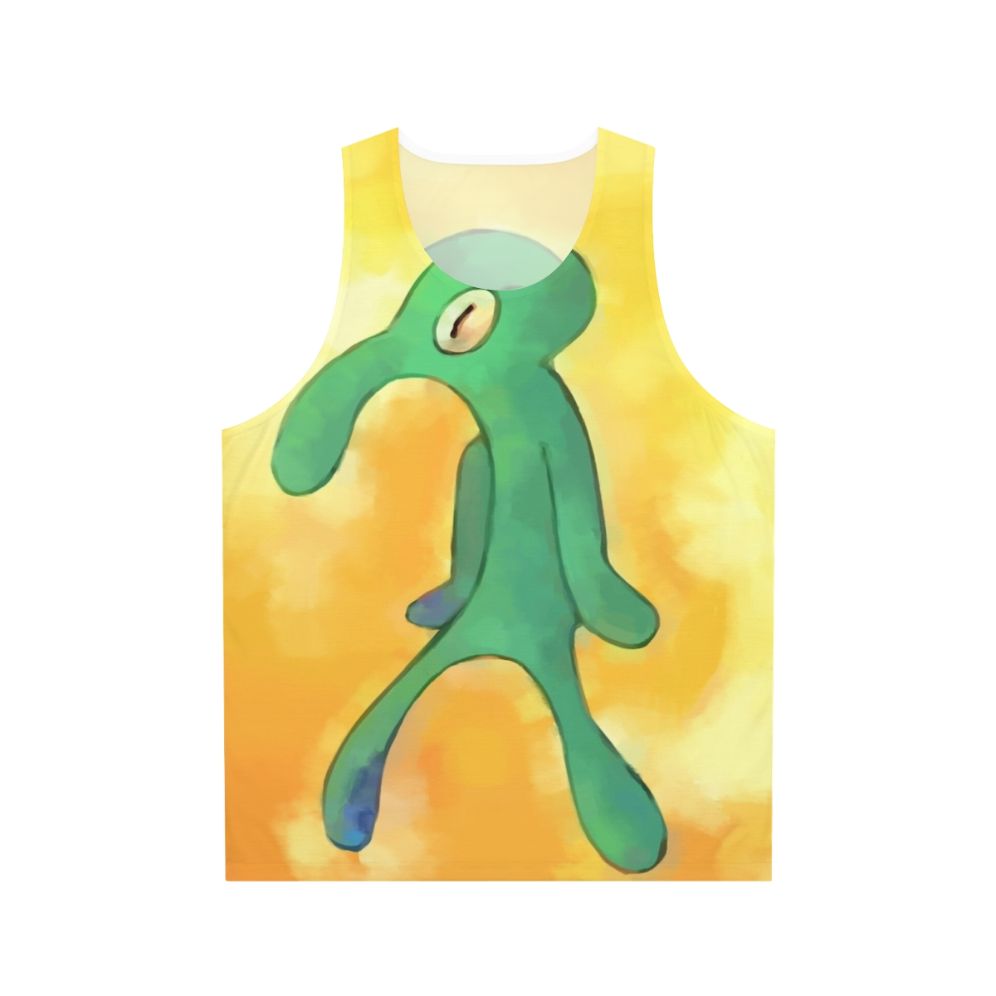 Bold and Brash Spongebob Cartoon Themed Unisex Tank Top