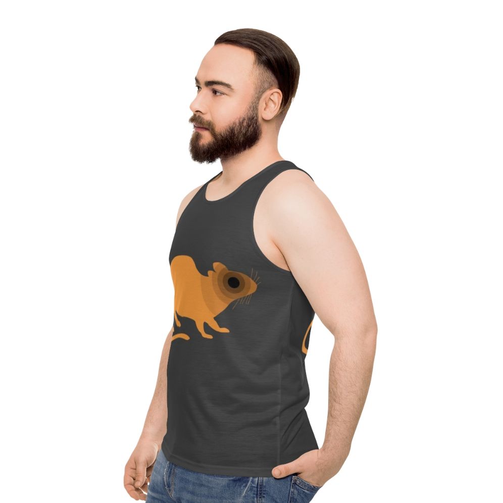 Legendary rat animal unisex tank top - men side