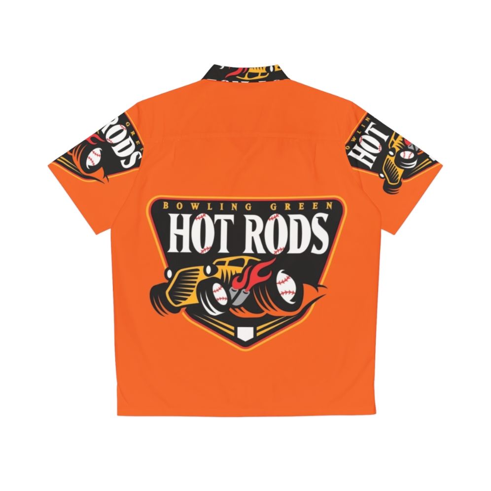 Bowling Green Hot Rods Hawaiian Shirt - Back