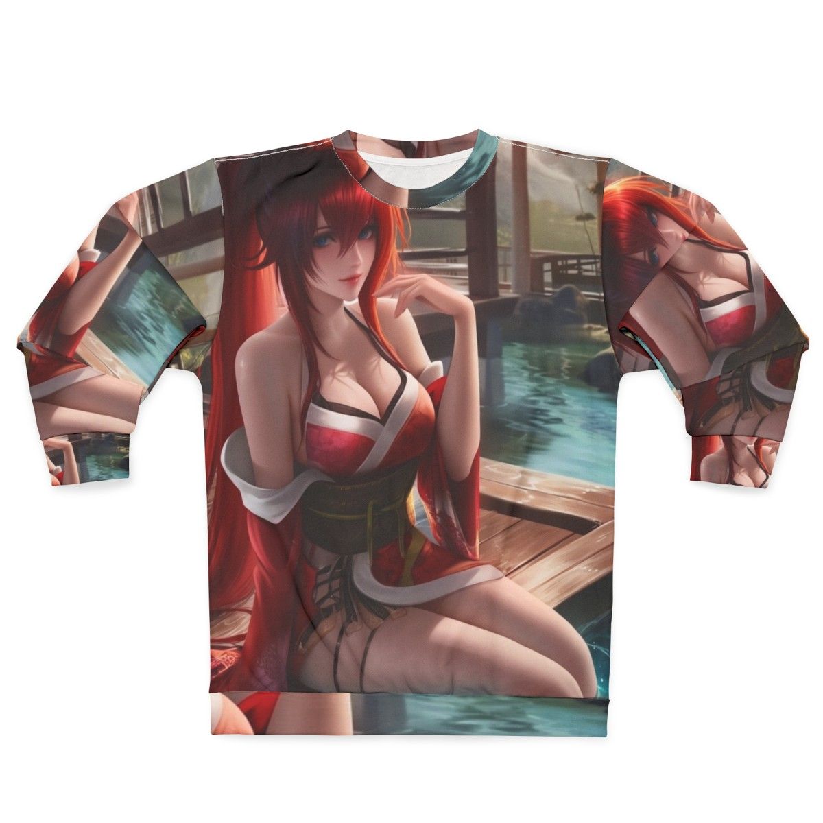 Hot Spring Rias Gremory Anime Sweatshirt