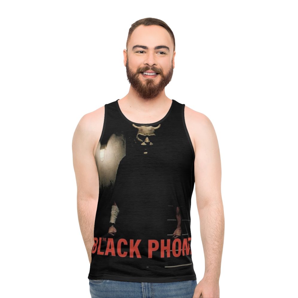 Unisex horror movie thriller tank top - men